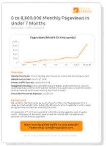 Article: 8.8 Million Pageviews/Month in 7 Months